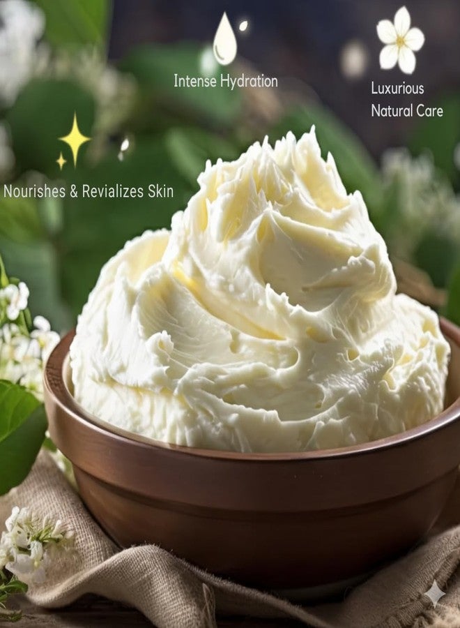 Yajna Organic Raw Cocoa Butter 100% Pure,Natural & Unrefined| Skin Moisturizer For Face, Body & Hair| 8 OZ/230 GM Ivory/White Grade A | DIY Creams, Balms, Lotions, Soaps| Softens Dry & Tough Skin - Image 5